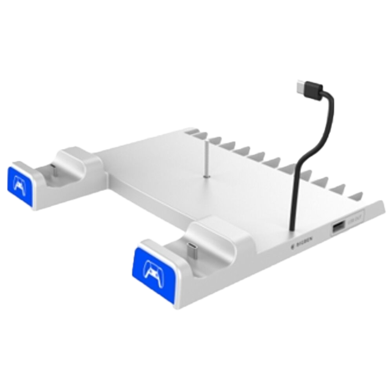 Bigben stalak za PS5 konzolu i punjač za Dualsense kontrolere (PS5 Standard Edition ili PS5 Slim)