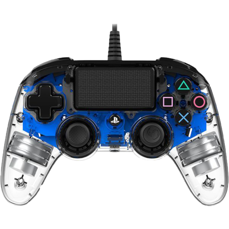 Bigben Wired Nacon Controller PS4/PC 3m kabel Prozirni Plavi