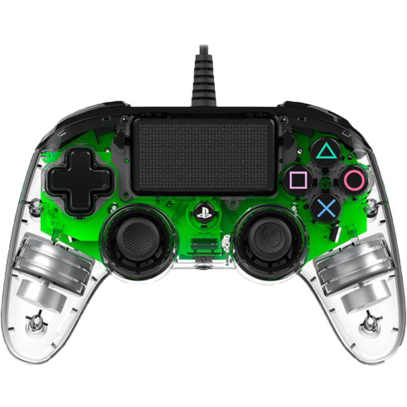 Bigben Wired Nacon Controller PS4/PC 3m kabel Prozirni Zeleni