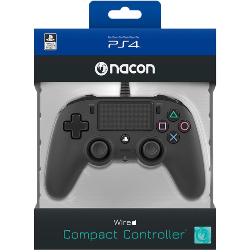 Bigben Wired Nacon Controller PS4/PC 3m kabel crni - Slika 2