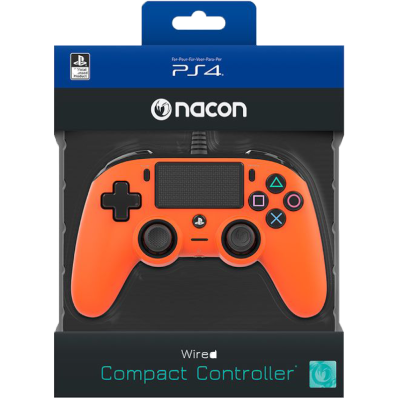Bigben Wired Nacon Controller PS4/PC 3m kabel narančasti - Slika 2