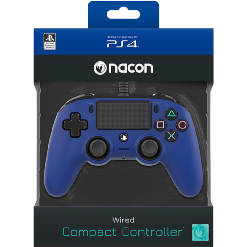 Bigben Wired Nacon Controller PS4/PC 3m kabel plavi - Slika 2