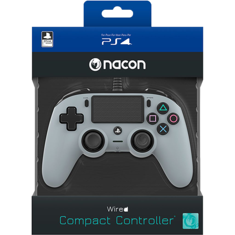 Bigben Wired Nacon Controller PS4/PC 3m kabel sivi - Slika 2