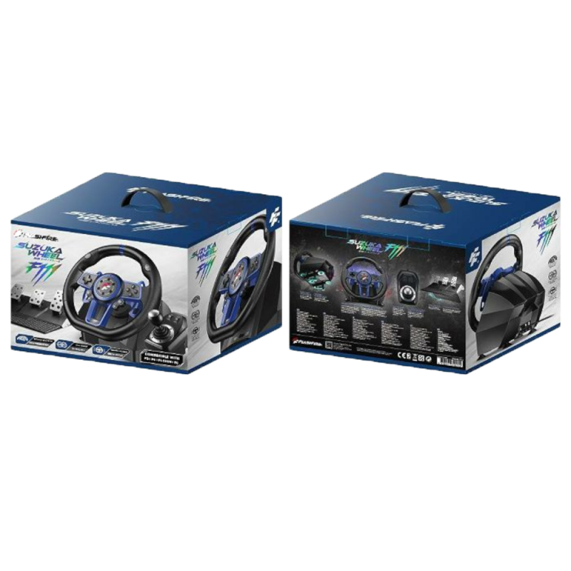 Volan Suzuka Flashfire F111 za PS5/PS4/PS3/PC s 3 pedale + mjenjač - Slika 5