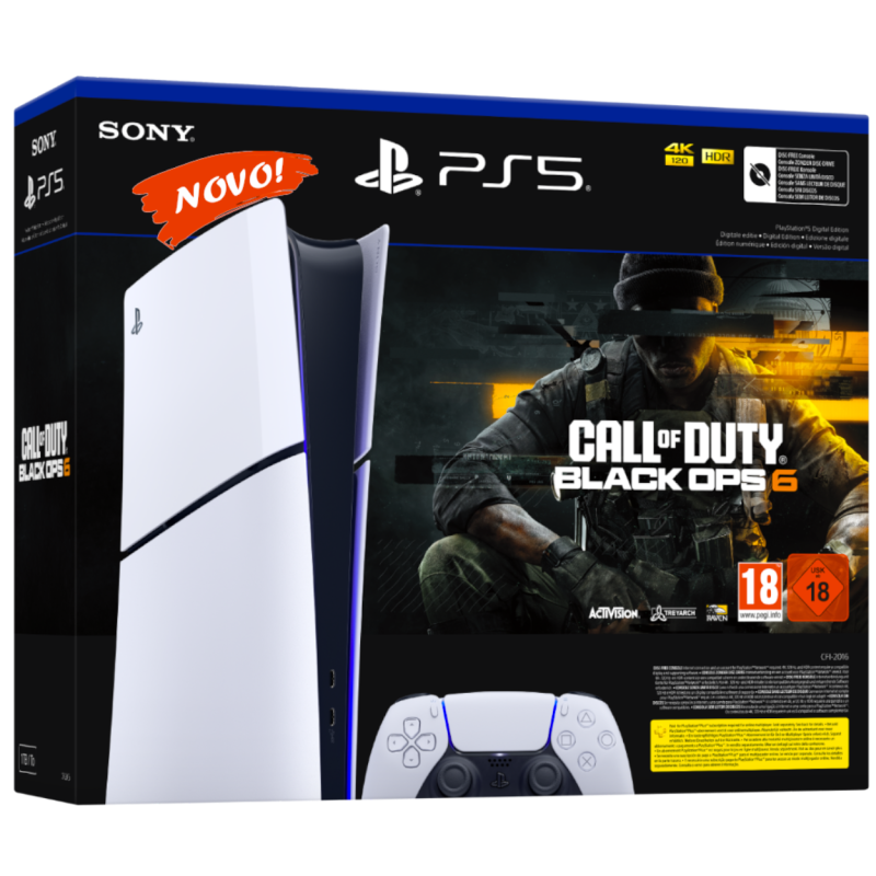 PlayStation 5 Slim Digital Edition D chassis + Call of Duty: Black Ops 6