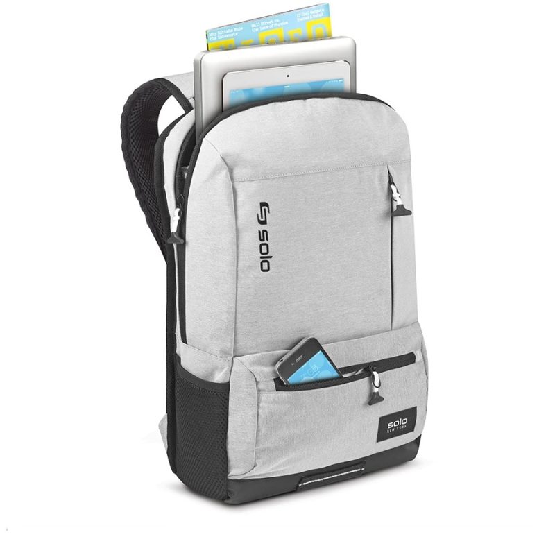 SOLO NY DRAFT BACKPACK GRAY 15.6 - Slika 5