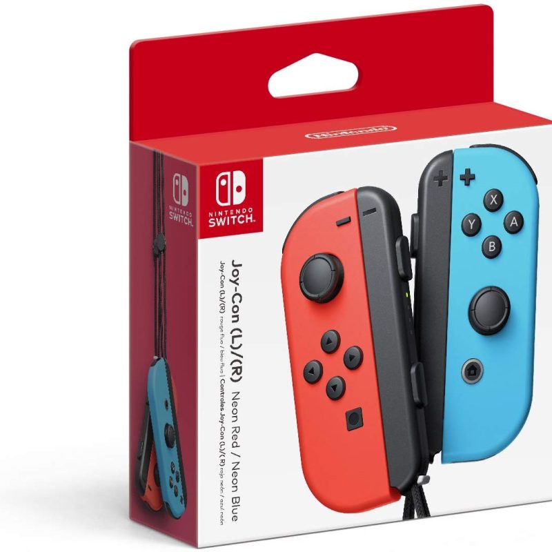 SWITCH JOY-CON PAIR NEON RED/NEON BLUE