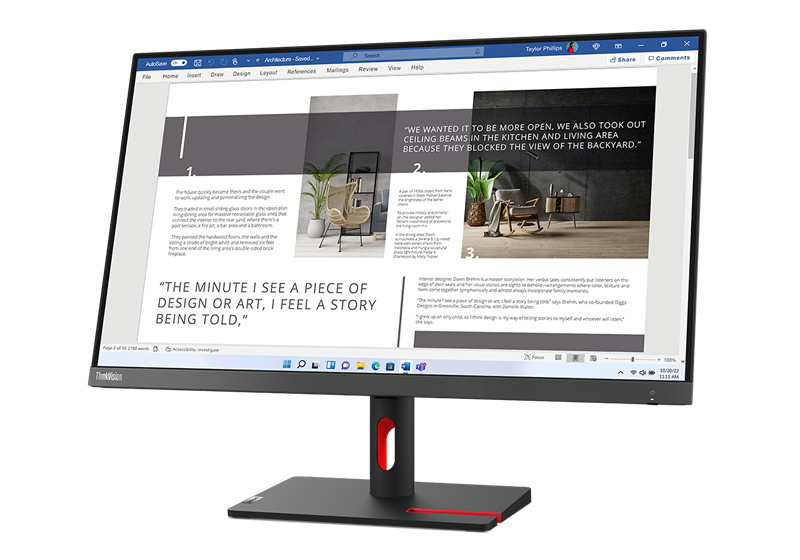 Lenovo ThinkVision S27i-30, VGA, 2xHDMI