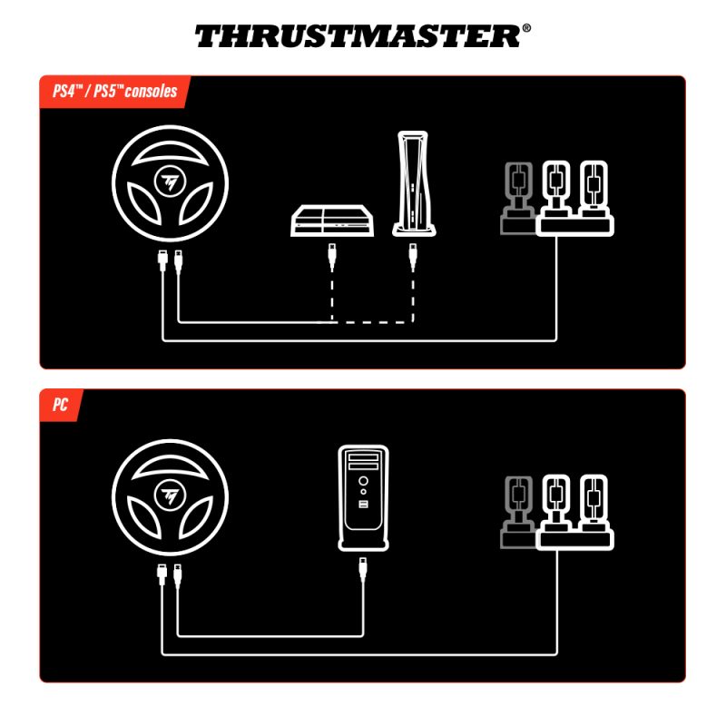 THRUSTMASTER T98-P FERRARI 296 GTB RACING WHEEL PC/PS5/PS4 - Slika 8