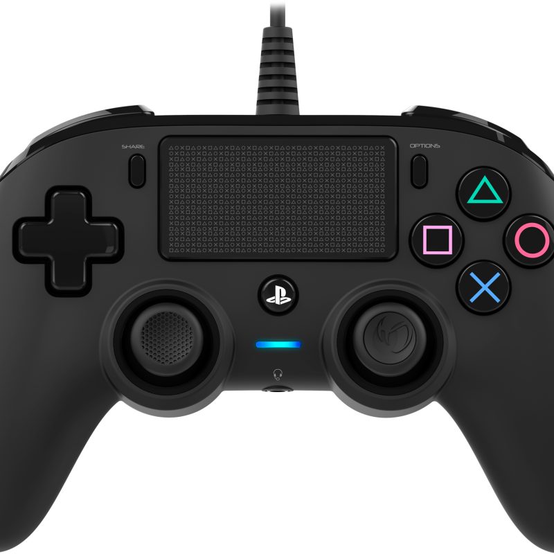 NACON PS4 WIRED COMPACT CONTROLLER BLACK