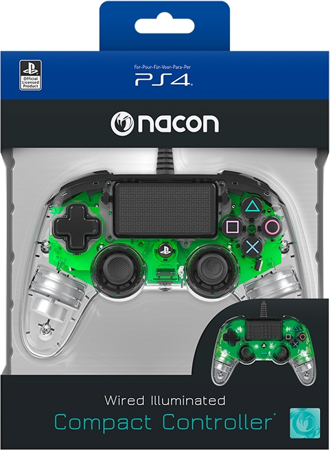 NACON PS4 WIRED ILLUMINATED COMPACT CONTROLLER GREEN - Slika 10