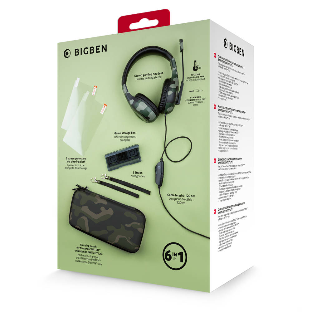 NACON 6 IN 1 CAMO PACK FOR NINTENDO SWITCH & SWITCH LITE - Slika 5
