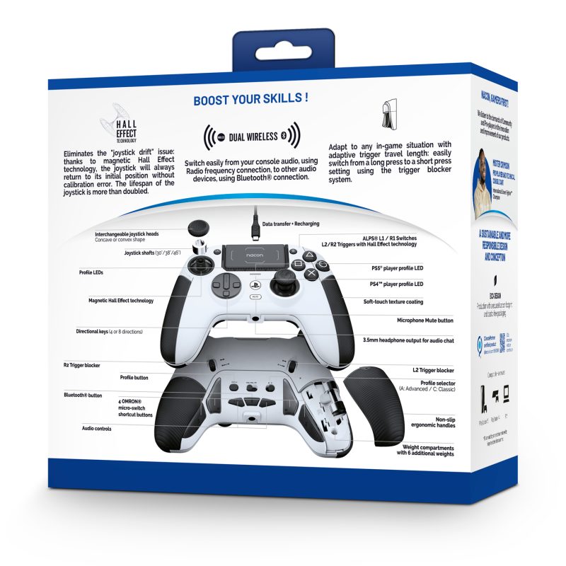 NACON CONTROLLER REVOLUTION 5 PRO PS5 WHITE - Slika 4