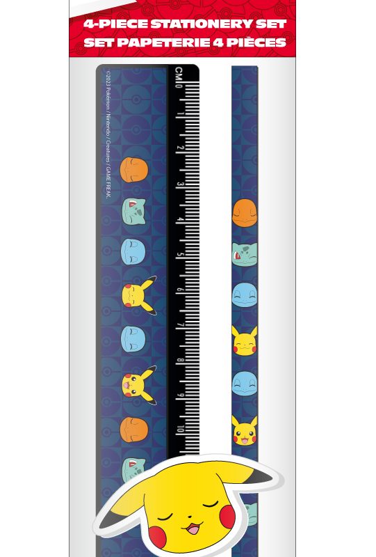 POKEMON - PIKACHU - STATIONERY SET 4V1