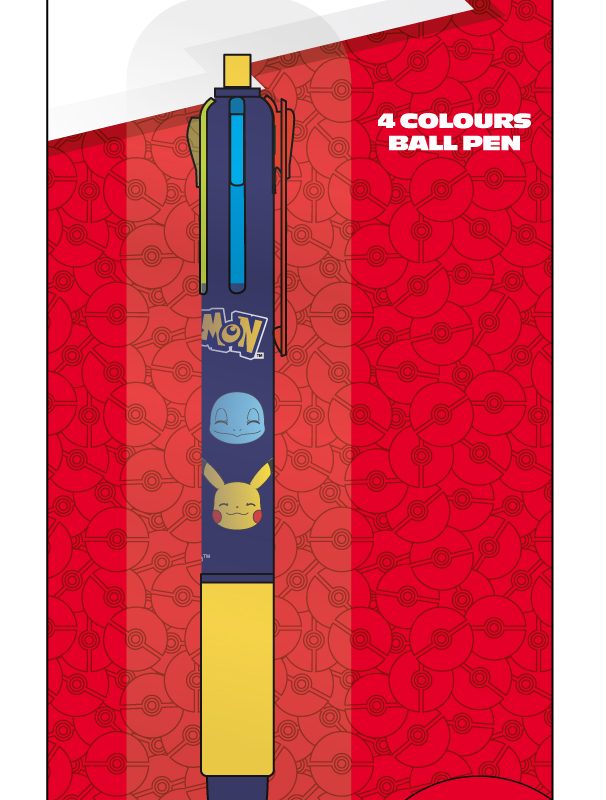 POKEMON - MULTI-COLOUR PEN