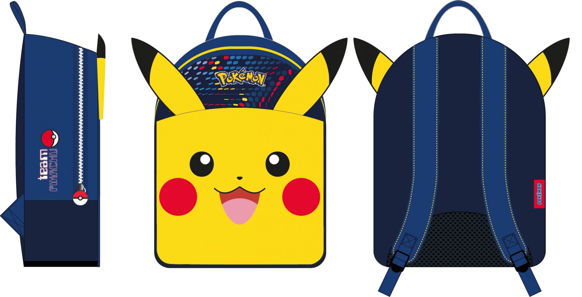POKEMON - PIKACHU - JUNIOR BACKPACK 32CM BLUE - Slika 2