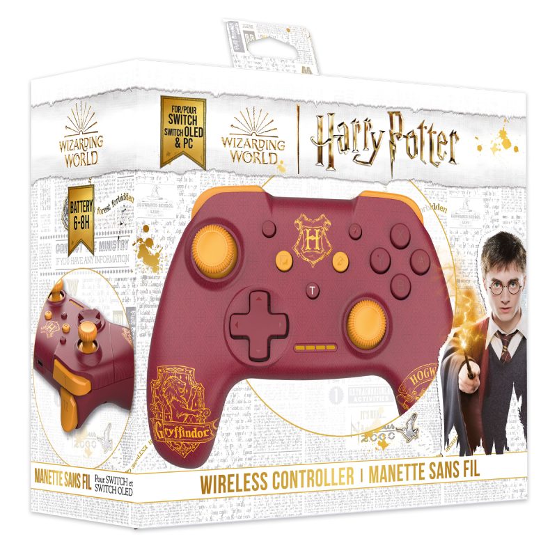 F&G HARRY POTTER - WIRELESS SWITCH CONTROLLER - GRYFFINDOR - RED - Slika 4