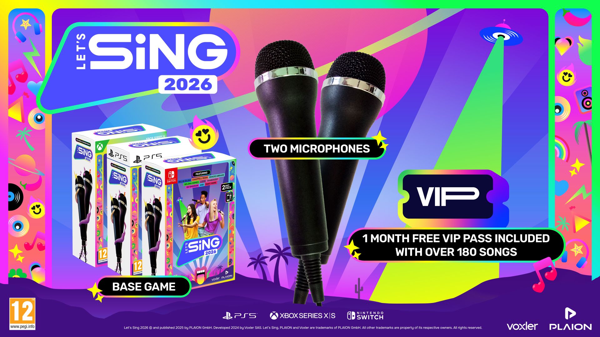 Let's Sing 2026 + 2 Mic Pack (Xbox Series X) - Slika 2