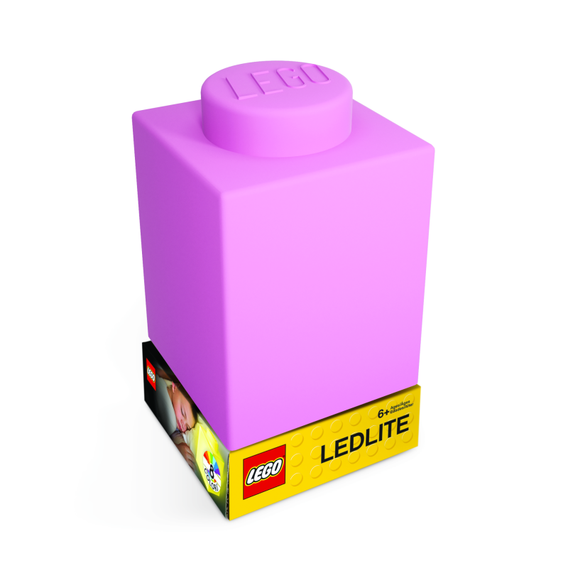 LEGO SILCONE LED NIGHTLIGHT PINK