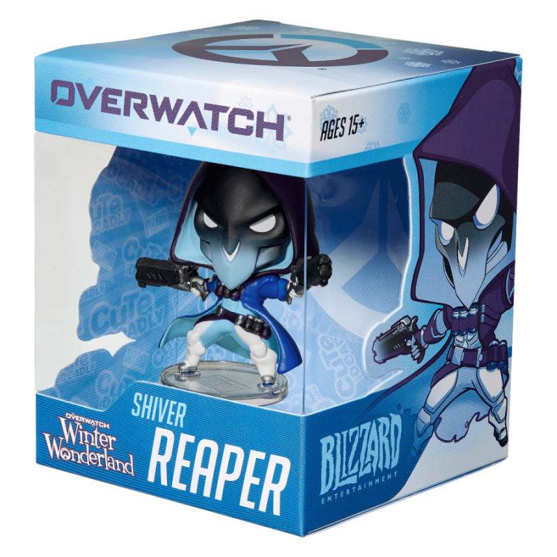OVERWATCH CUTE BUT DEADLY HOLIDAY SHIVER REAPER FIGURE