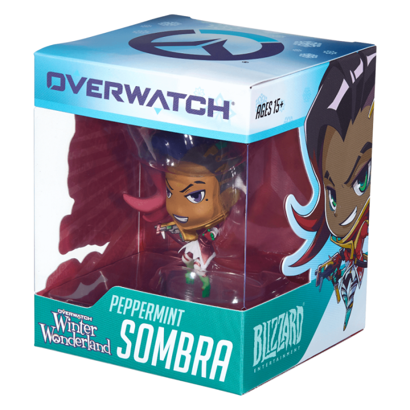 OVERWATCH CUTE BUT DEADLY HOLIDAY PEPPERMINT SOMBRA FIGURE