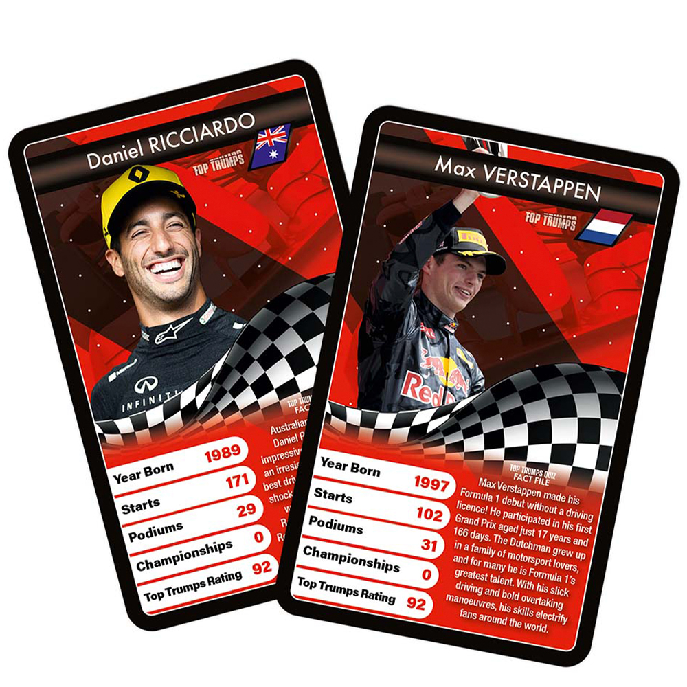 WINNING MOVES GRAND PRIX TOP TRUMPS CARDS - Slika 5