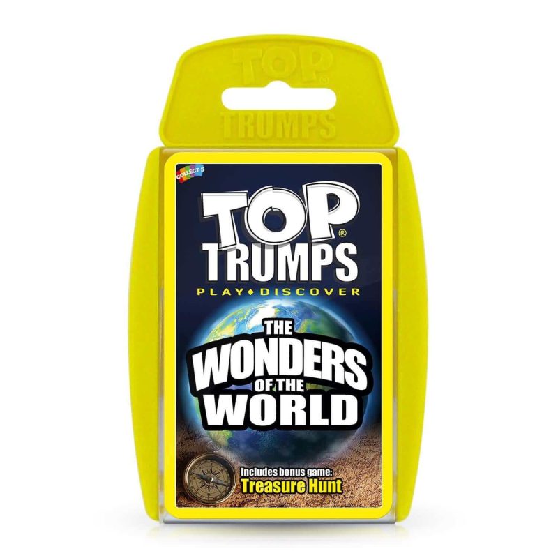 WINNING MOVES WONDERS OF THE WORLD TOP TRUMPS CARDS