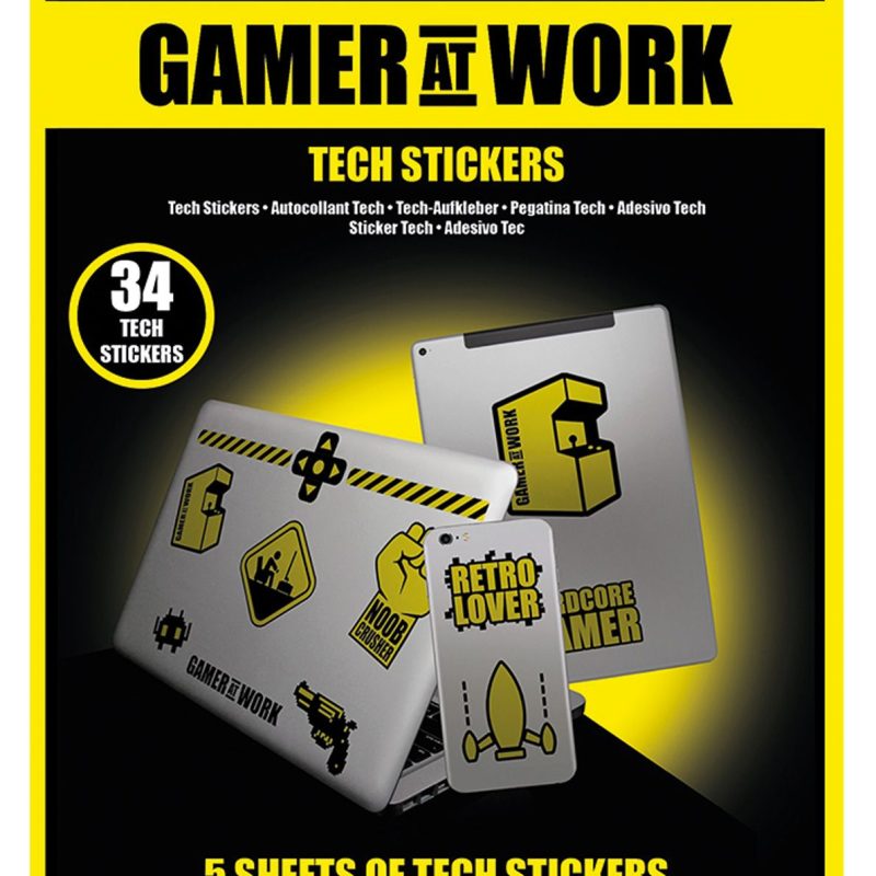 GAMER AT WORK TECH NALEPKE PYRAMID
