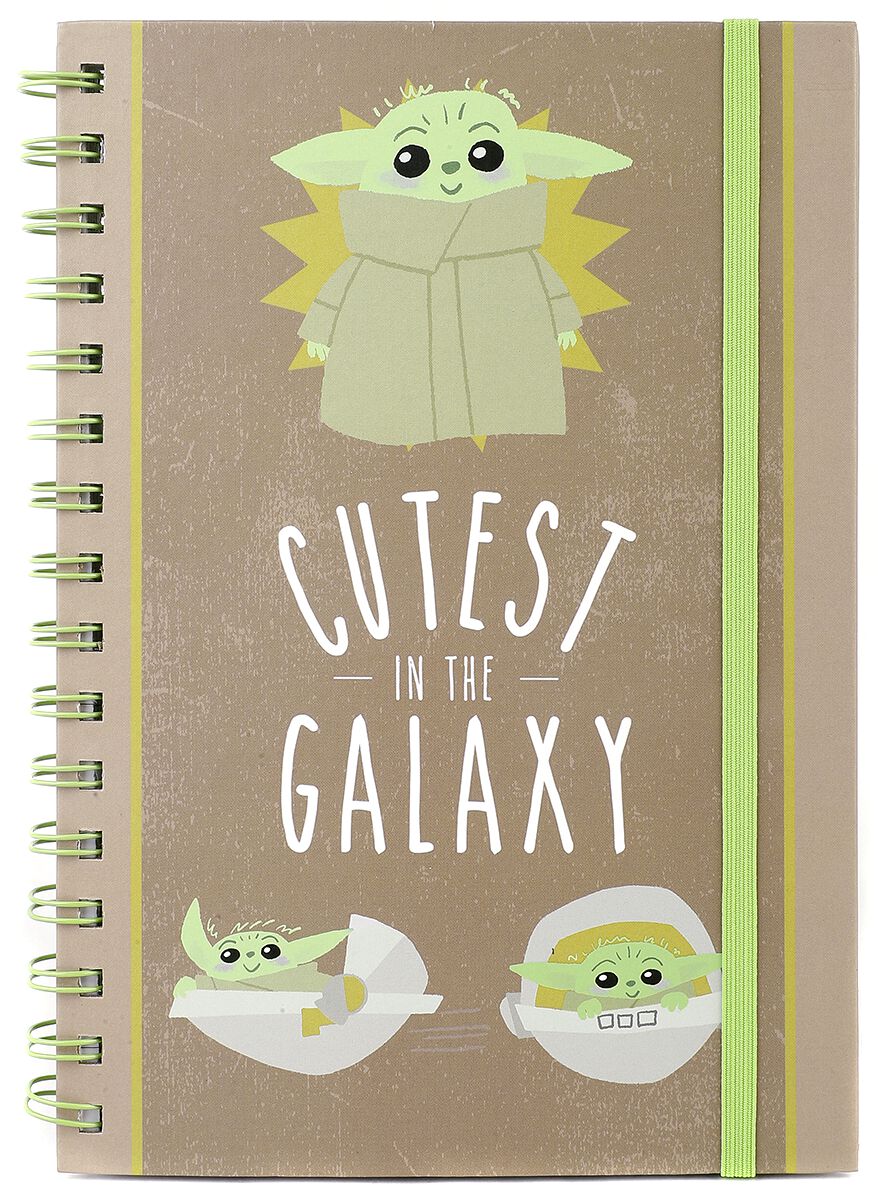 PYRAMID STAR WARS: THE MANDALORIAN (CUTEST IN THE GALAXY) A5 notebook