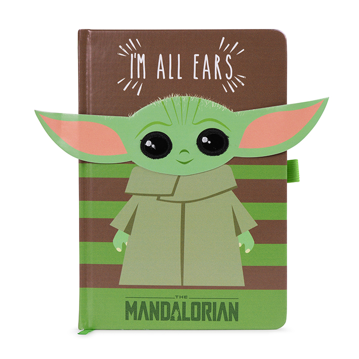 PYRAMID STAR WARS: THE MANDALORIAN (I'M ALL EARS GREEN) NOVELTY NOTEBOOK