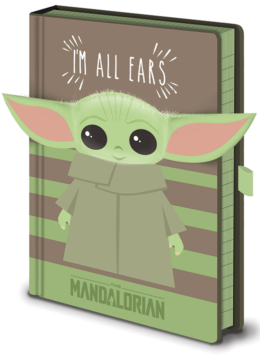 PYRAMID STAR WARS: THE MANDALORIAN (I'M ALL EARS GREEN) NOVELTY NOTEBOOK - Slika 4