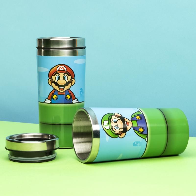 PALADONE Super Mario warp pipe travel mug