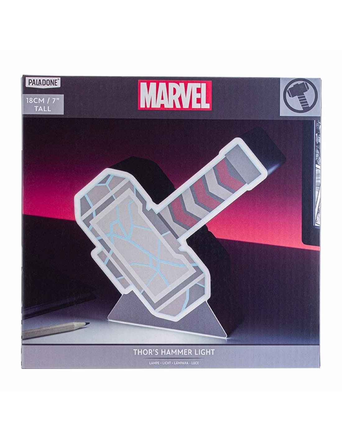 PALADONE Marvel Thor's Hammer Box Light - Slika 4