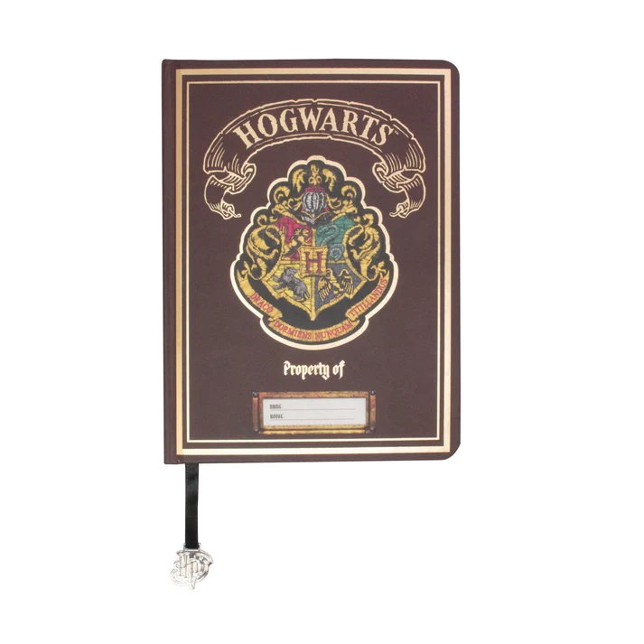 BLUE SKY HARRY POTTER A5 CHUNKY NOTEBOOK BURGUNDY