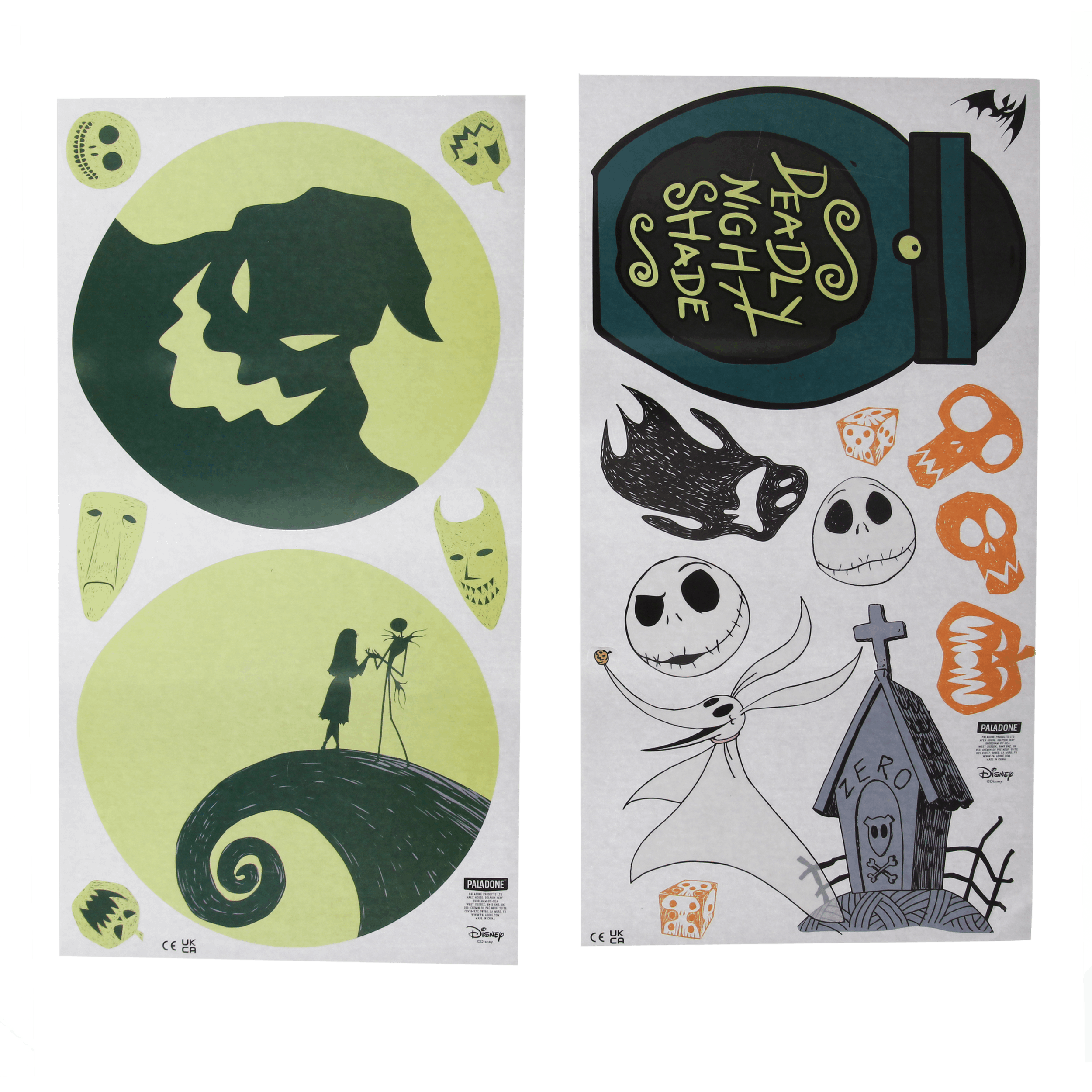 PALADONE Nightmare Before Christmas Wall Decals - Slika 3