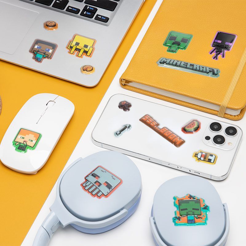 PALADONE Minecraft Puffy Gadget Decals