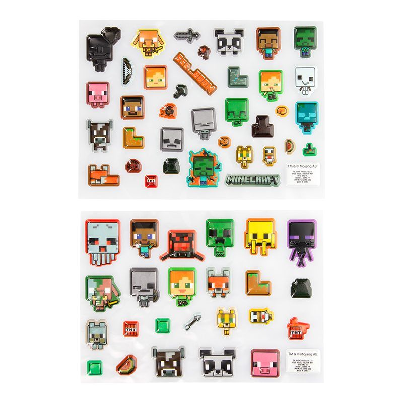 PALADONE Minecraft Puffy Gadget Decals - Slika 3