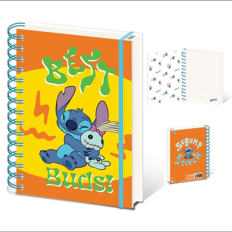 PYRAMID LILO & STITCH A5 WIRO NOTEBOOK