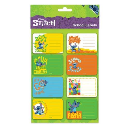 PYRAMID LILO & STITCH BEST BUDS SCHOOL LABELS