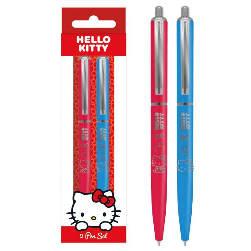 PYRAMID HELLO KITTY PEN SET 2PK