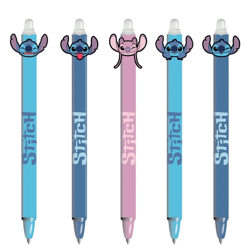 PYRAMID STITCH CORE BLUE ERASABLE INK GEL PEN