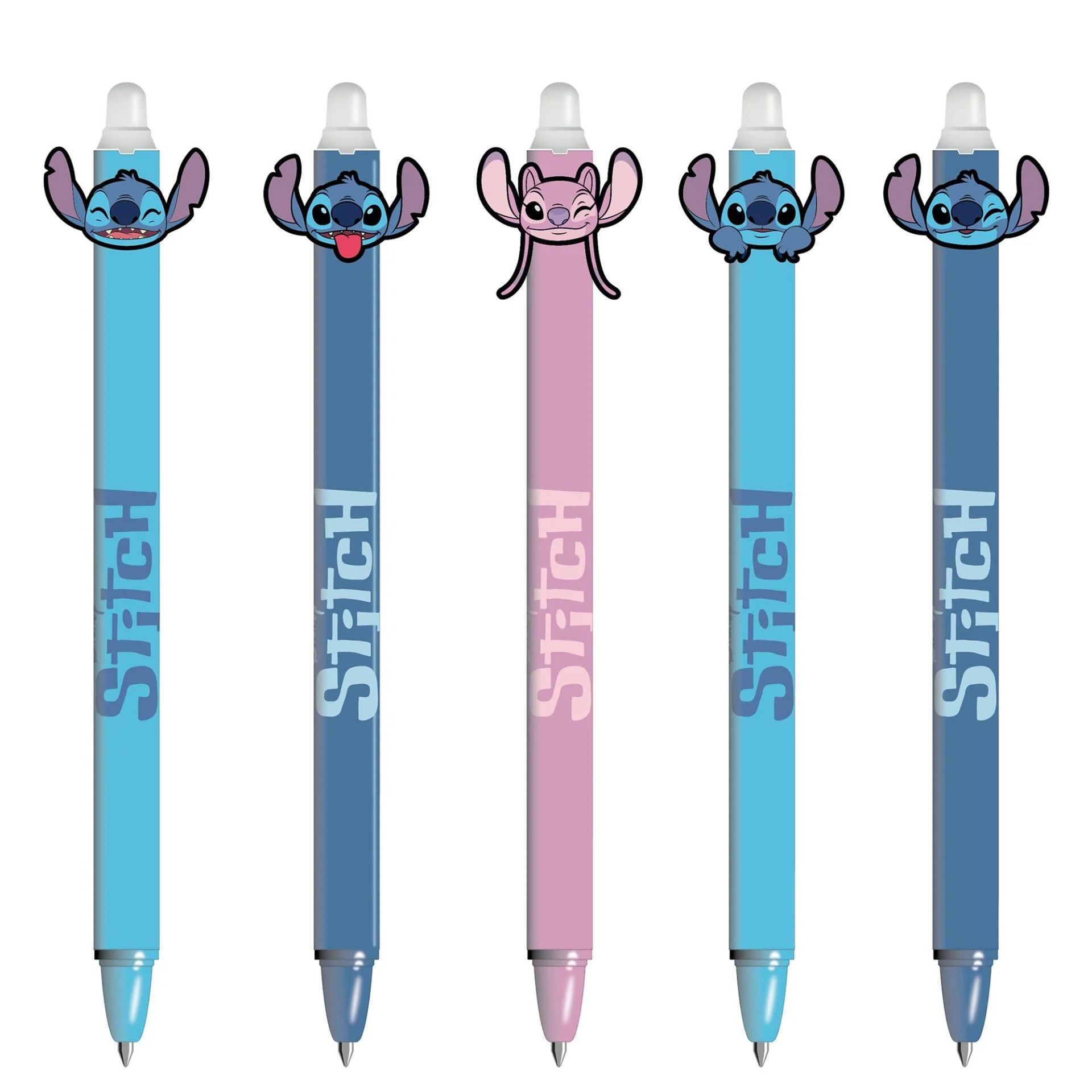 PYRAMID STITCH CORE BLUE ERASABLE INK GEL PEN
