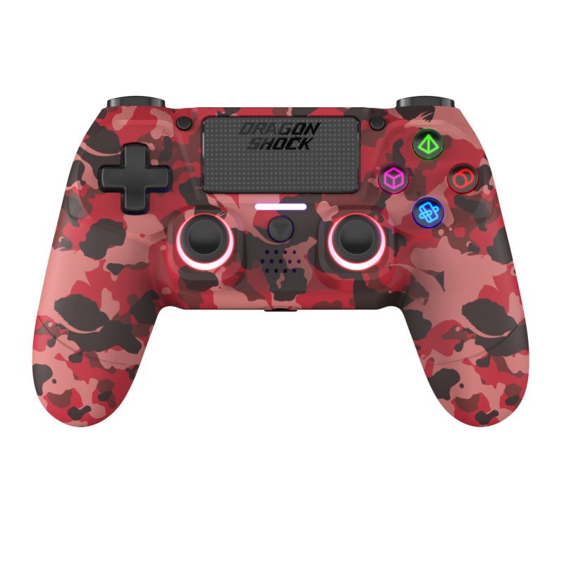 DRAGONSHOCK MIZAR WIRELESS CONTROLLER RED CAMO PS4, PC, MOBILE