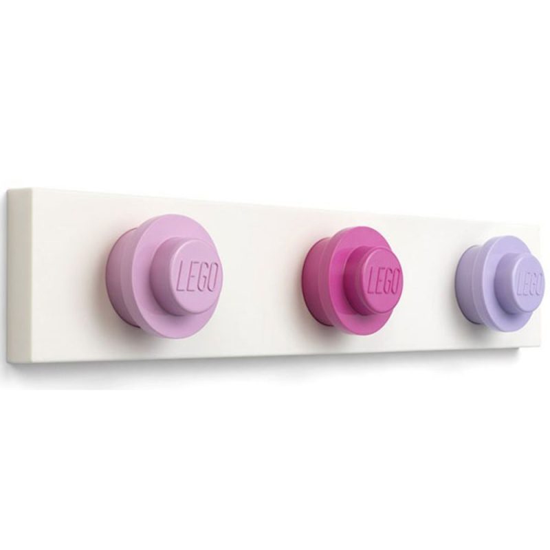 LEGO WALL HANGER RACK PINK - DARKPINK - LILAC
