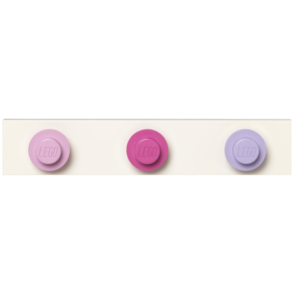 LEGO WALL HANGER RACK PINK - DARKPINK - LILAC - Slika 2