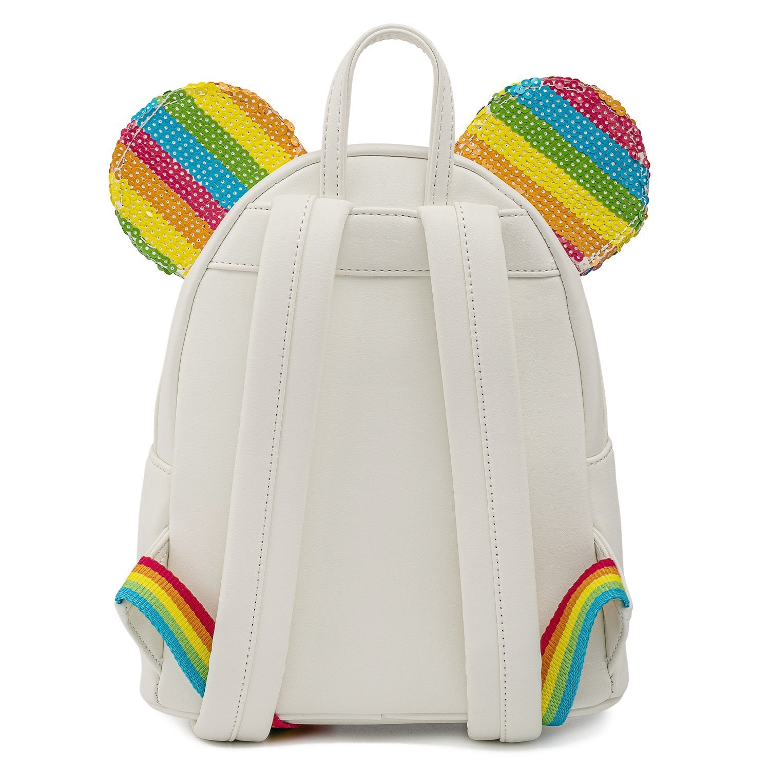 LOUNGEFLY DISNEY SEQUIN RAINBOW MINNIE MINI BACKPACK - Slika 3
