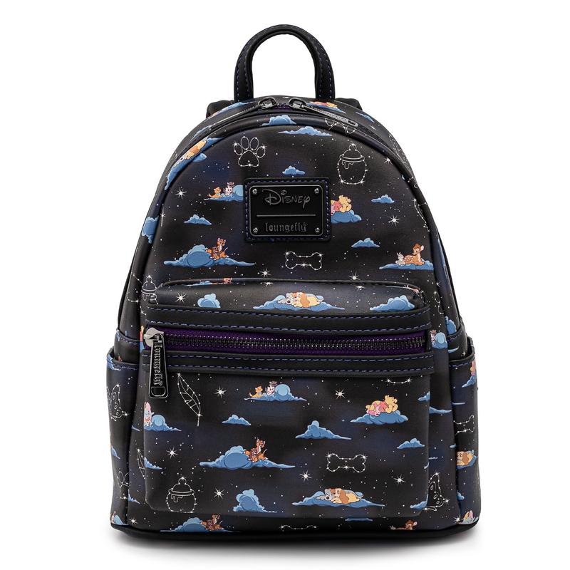 LOUNGEFLY DISNEY CLASSIC CLOUDS AOP MINI BACKPACK