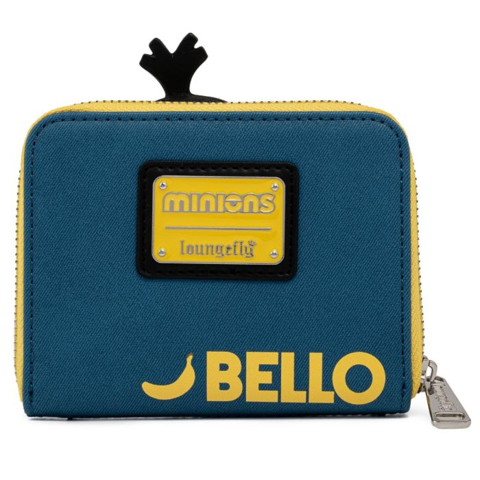 LOUNGEFLY MINION TRIPLE MINION BELLO ZIP AROUND WALLET - Slika 4