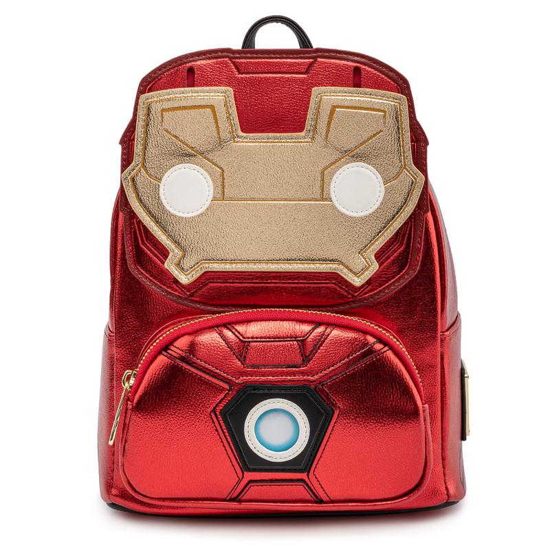 LOUNGEFLY MARVEL IRONMAN LIGHT-UP MINI BACKPACK