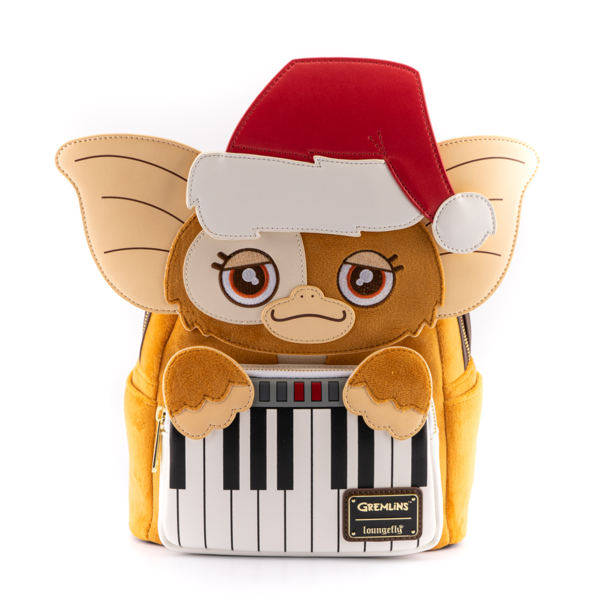 LOUNGEFLY GREMLINS GIZMO HOLIDAY COSPLAY W REMOVABLE HAT MINI BACKPACK